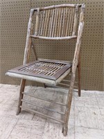 Homemade Wooden Folding Chair