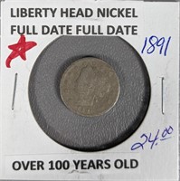 1891 Liberty Head Nickel