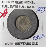 1893 Liberty Head Nickel