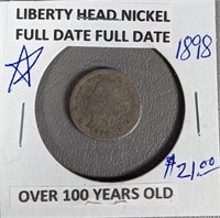 1898 Liberty Head Nickel
