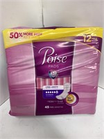 Poise 45 Ct Long Length Pads