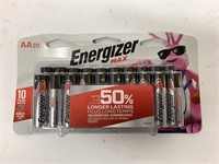 (4x bid) Energizer Max 20 Ct AA Batteries