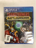 PS4 Transformers Battle Grounds Game