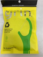 (6x bid) Grin 75 Ct Mint Floss Picks