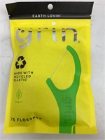 (6x bid) Grin 75 Ct Mint Floss Picks