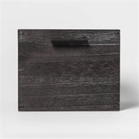 (2x bid) P62 8"x11" Decorative Dark Wood Crate