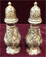 Set of Metal Salt and Pepper Shakers(pewter?)