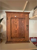 Antique Oak Wall Cabinet