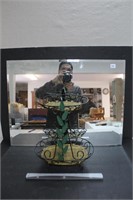 NICE DECOR STAND & BEVELED MIRROR