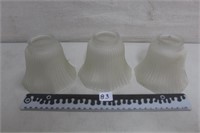 3 GLASS LIGHT FIXTURE SHADES