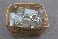 BOX OF PRESERVE JARS