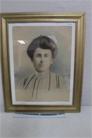 FRAMED VINTAGE PORTRAIT