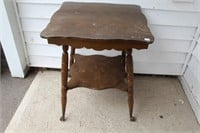 VINTAGE BALL & CLAW FOOT PARLOUR TABLE