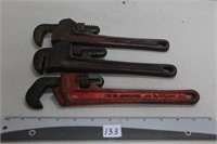 3 ADJUSTIBLE WRENCHES
