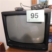 Magnavox 13" television w/ remote, turns on