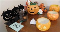 Halloween decorations:ceramic stack Jack o lantern