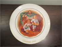 Avon Christmas Plate 1983