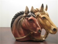 Small Horse Planters (Has Damage-See Pics)