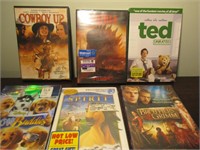 Lot 6 DVDs -Ted, Godzilla, Brother Grim