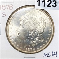 1878-S Morgan Silver Dollar UNCIRCULATED