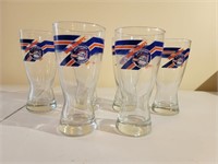 Vintage WDIV 4 Tigers Tumblers By Libbey