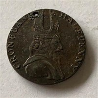 1789 Ireland 1/2 Penny Coin