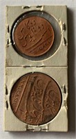 (2) 1808 East Indian Co. XCash + XXcash Coins