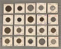 (20) Foreign Coins