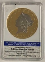 1849 Gold Double Eagle Replica