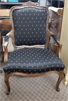 Ornate Chair w/ Padded Seat & Back