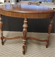 Antique Wooden Oval Table