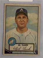1952 Al Clark Near Mint High Number Card