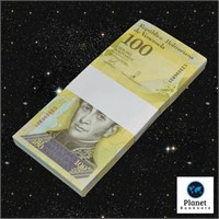 Venezuela 2017 100,000 Bolivares x 100 Pcs New Unc