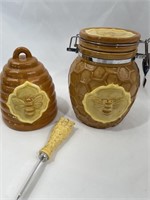 Bee Jar, sponge holder, cheese knife