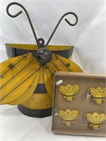 Bumble Bee Plant Holder And Clips
