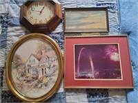 Picture and Clock Lot
