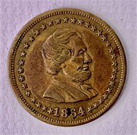 Lincoln & Union token 1864