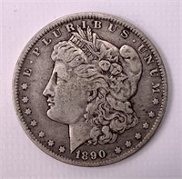 1890-O silver dollar