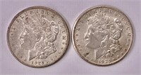 2 silver dollars 1921D - Morgan