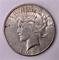 1923S  Peace silver dollar