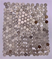 250 silver dimes - mostly Roosevelt dimes