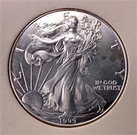 Silver $1  American Eagle, 1999  uncirculated