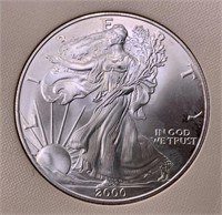 Silver $1  American Eagle, 2000  uncirculated