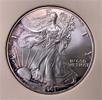 Silver $1  American Eagle, 2001  uncirculated