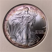 Silver $1  American Eagle, 2004  uncirculated