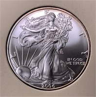 Silver $1  American Eagle, 2006  uncirculated