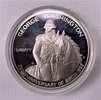 Silver half dollar, George Washington - 1982