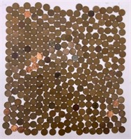 Copper wheat pennies