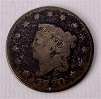 Large cent - 1820