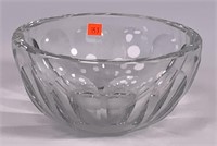 Baccarat bowl, 9.75" x 4.5"